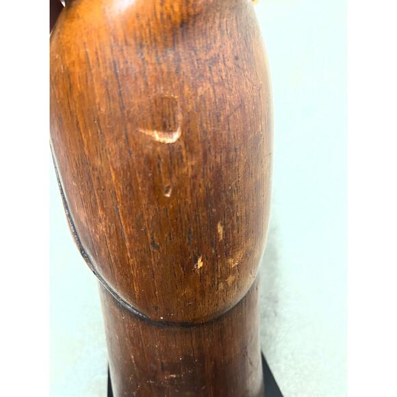 Vintage Arias Wood Carving Sculpture Woman & Child, 10" - Picture 15 of 16
